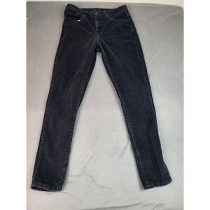 Levi's Corduroy Pants Womens 30 30(30 27) Blue Lightweight Pencil Cords‎ Preppy
